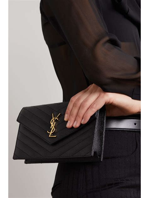 pochette ysl oro|SAINT LAURENT Cassandre matelassé leather pouch .